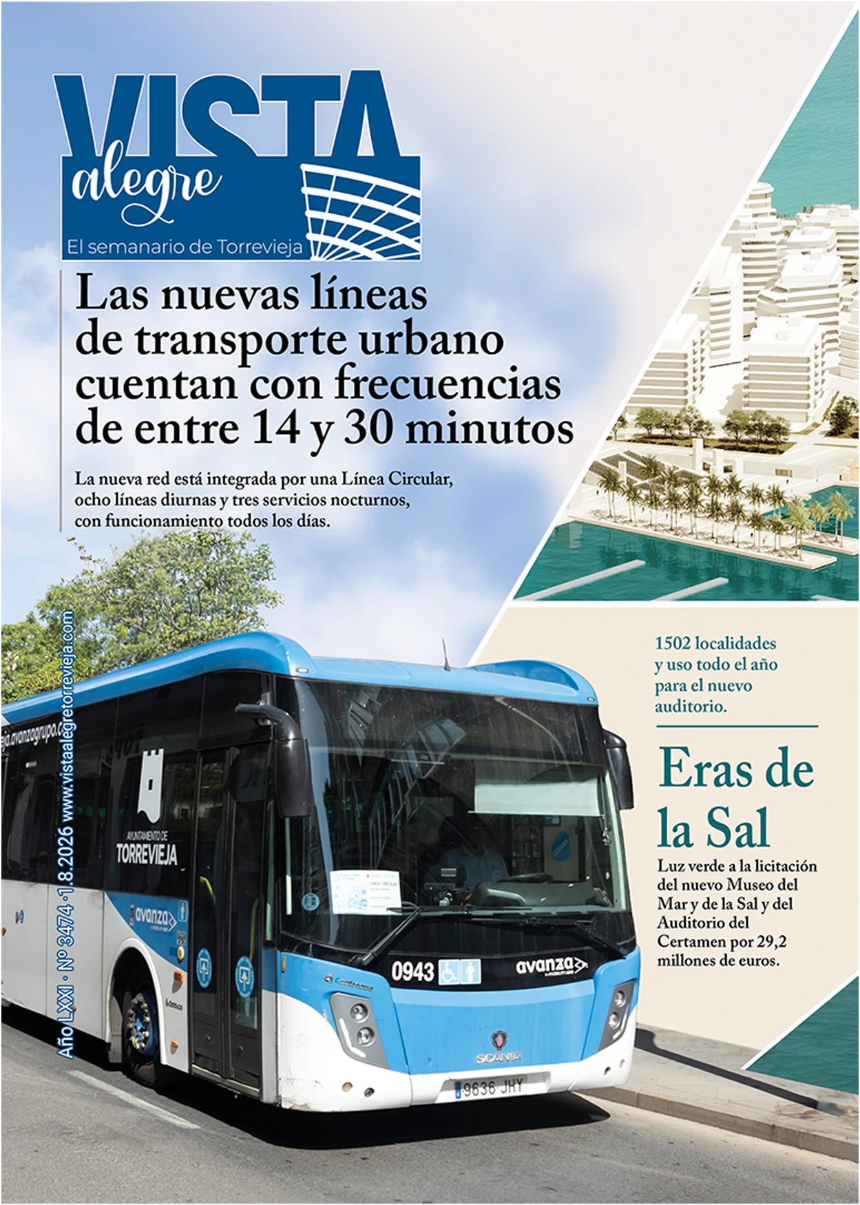 Transporte urbano / Eras de la Sal Nº 3474 · 01.08.2026
